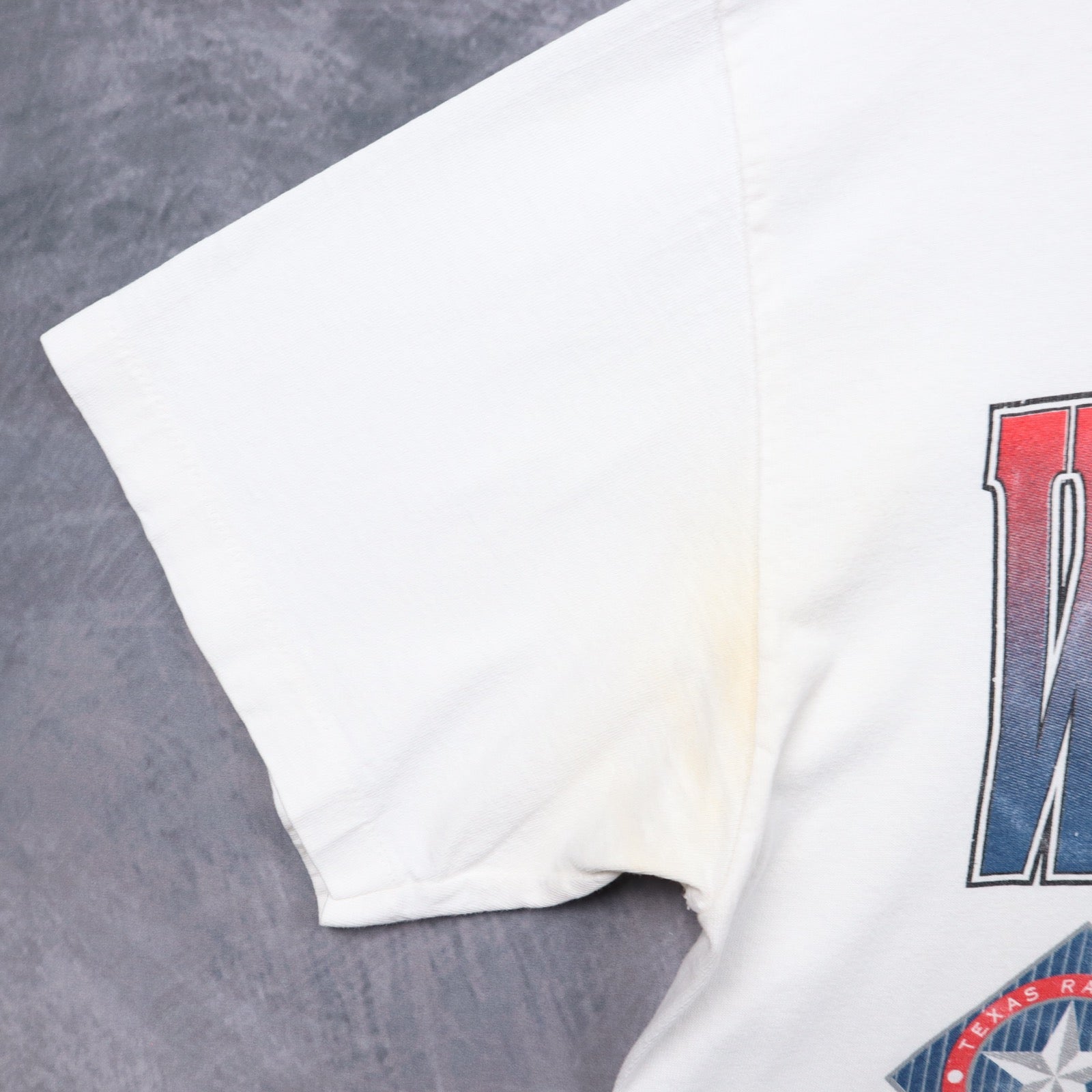1996 White Texas Rangers Western Division Champions Shirt 5597
