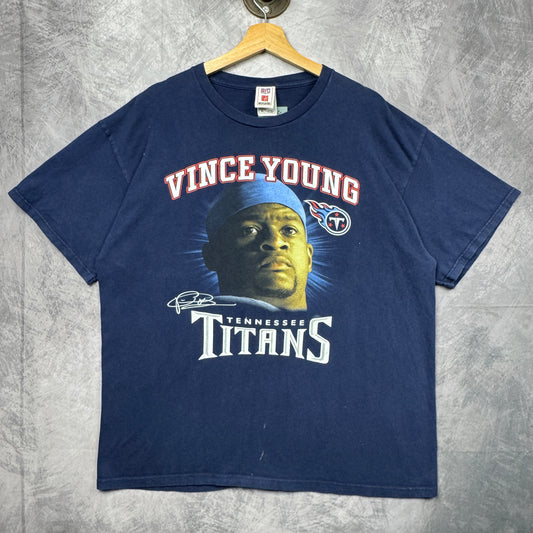 00s Blue Vince Young Shirt 4229