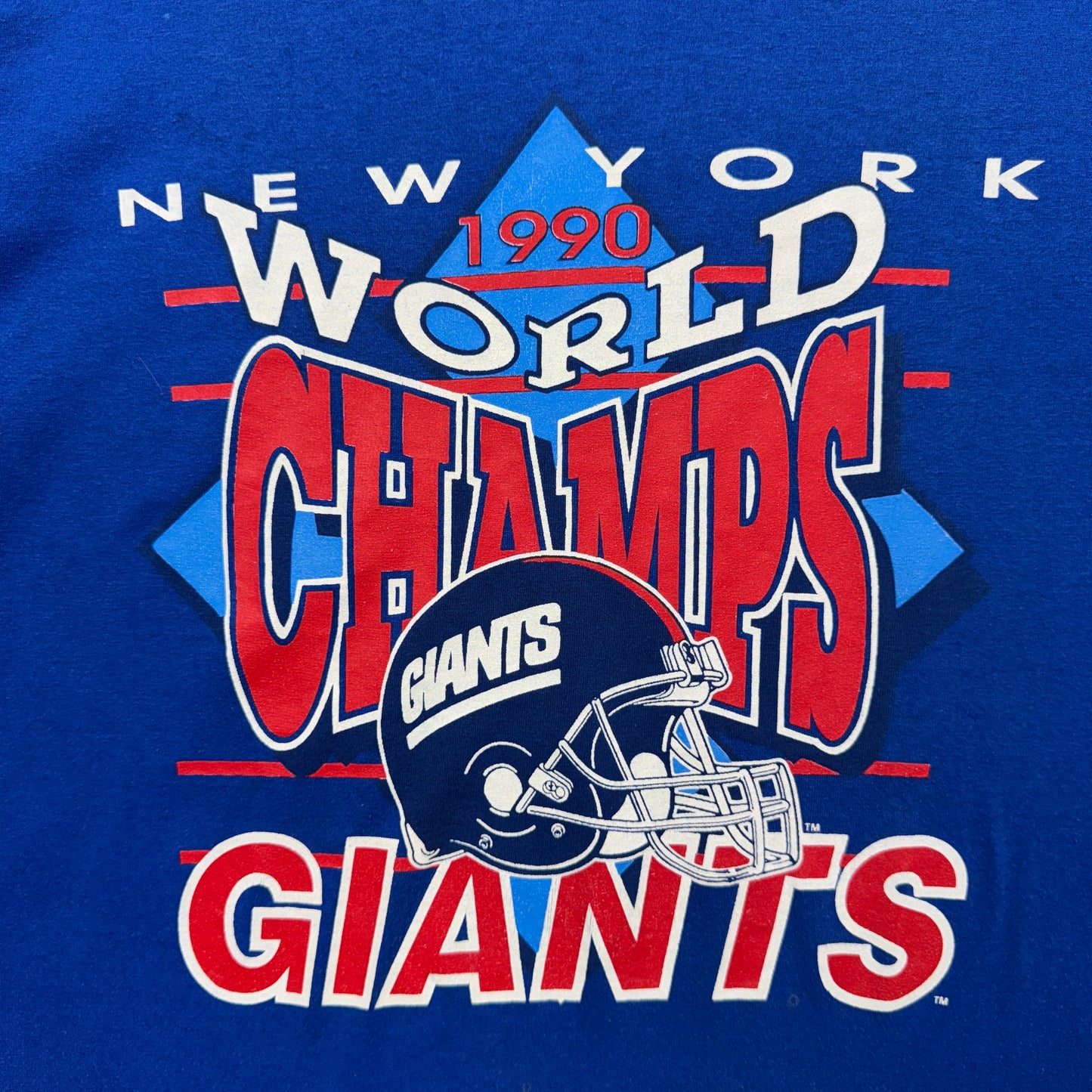 1990 Blue New York Giants Shirt 4159