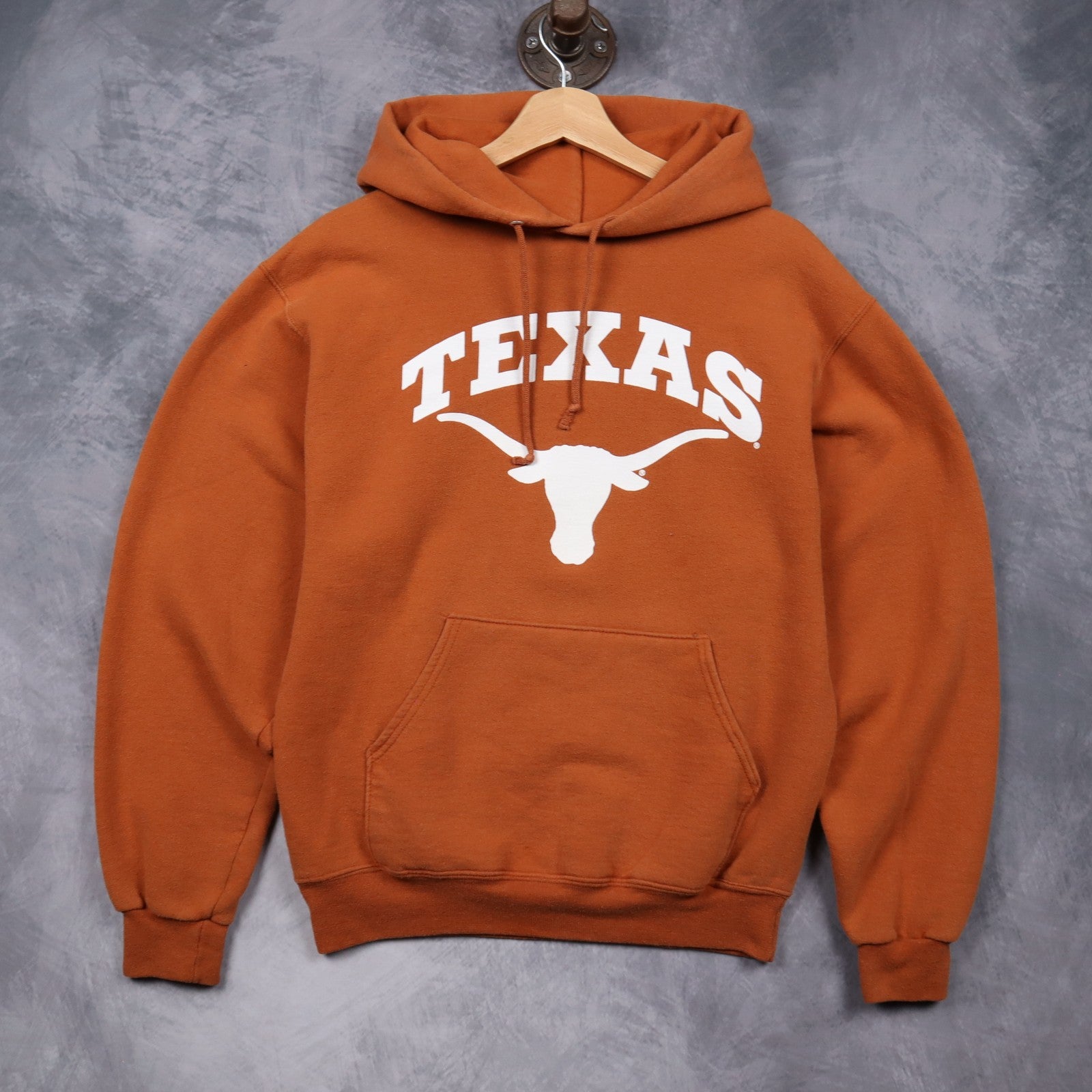 00s Burnt Orange Texas Longhorns Hoodie 5620