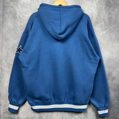 90s Blue Dallas Cowboys Starter Hoodie 4122
