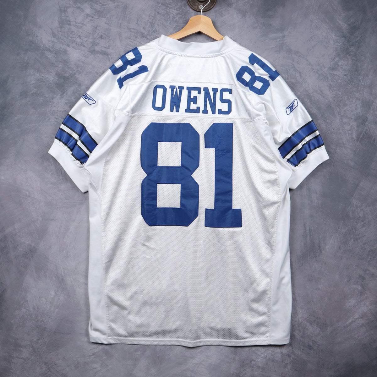 00s White Dallas Cowboys Terrell Owens Reebok NFL Jersey 6672