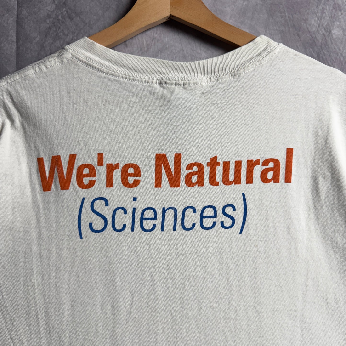 00s White Texas Longhorns College Of Natural Sciences Shirt 4524