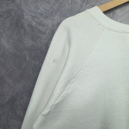 1987 White New York Giants Crewneck Sweatshirt 4111