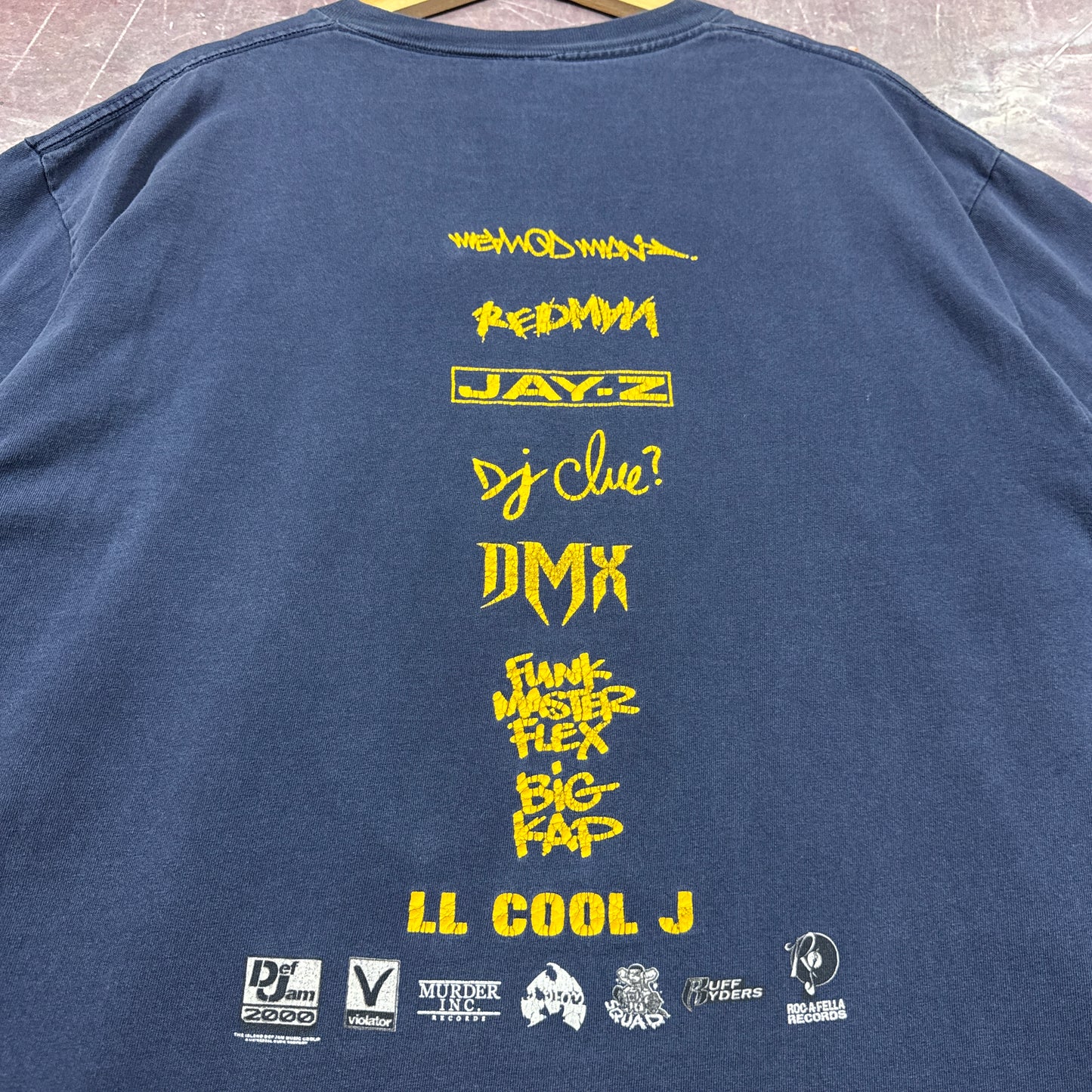 2000 Blue BET Def Jam Rap Shirt 3548