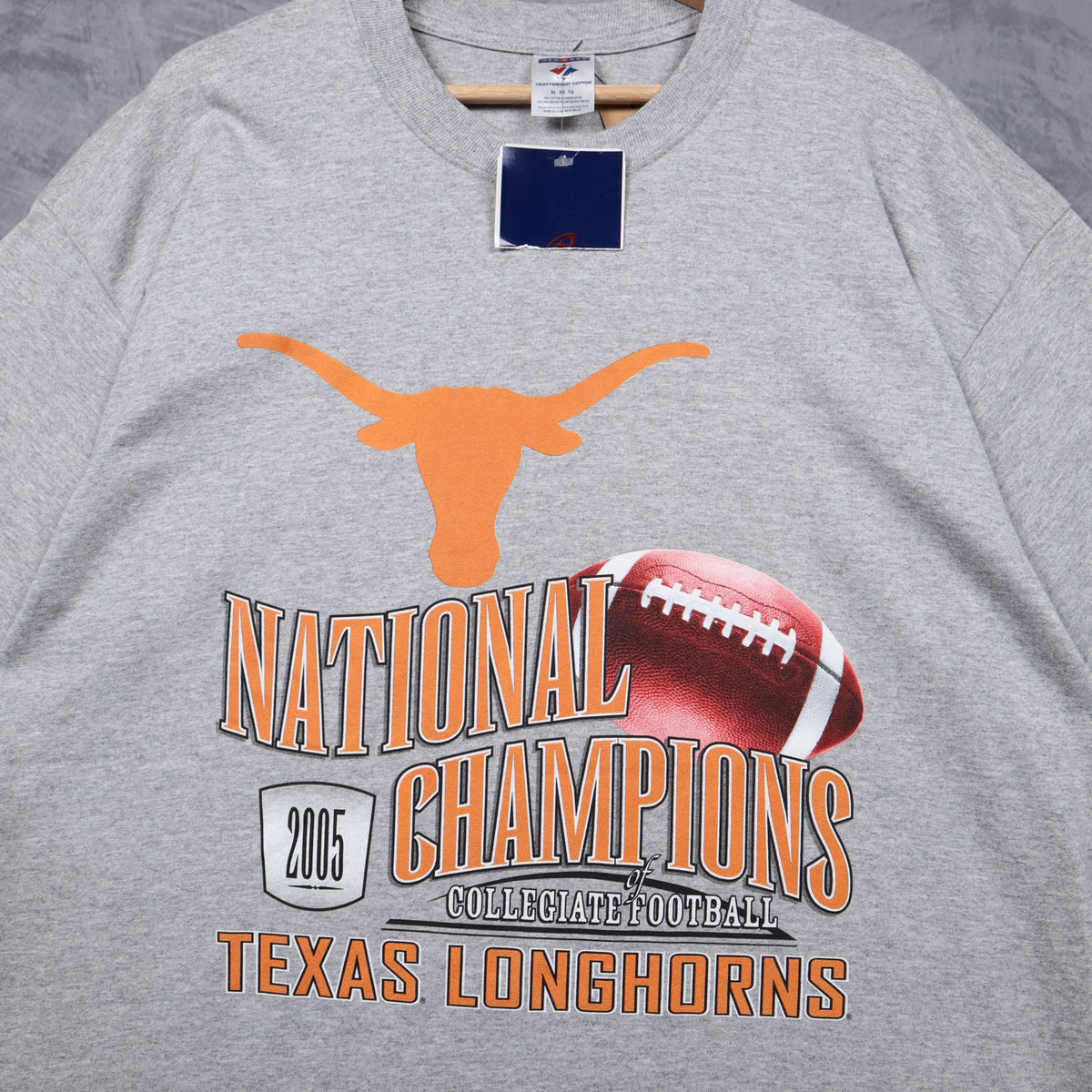 2005 Grey Texas Longhorns National Champions Shirt 5826