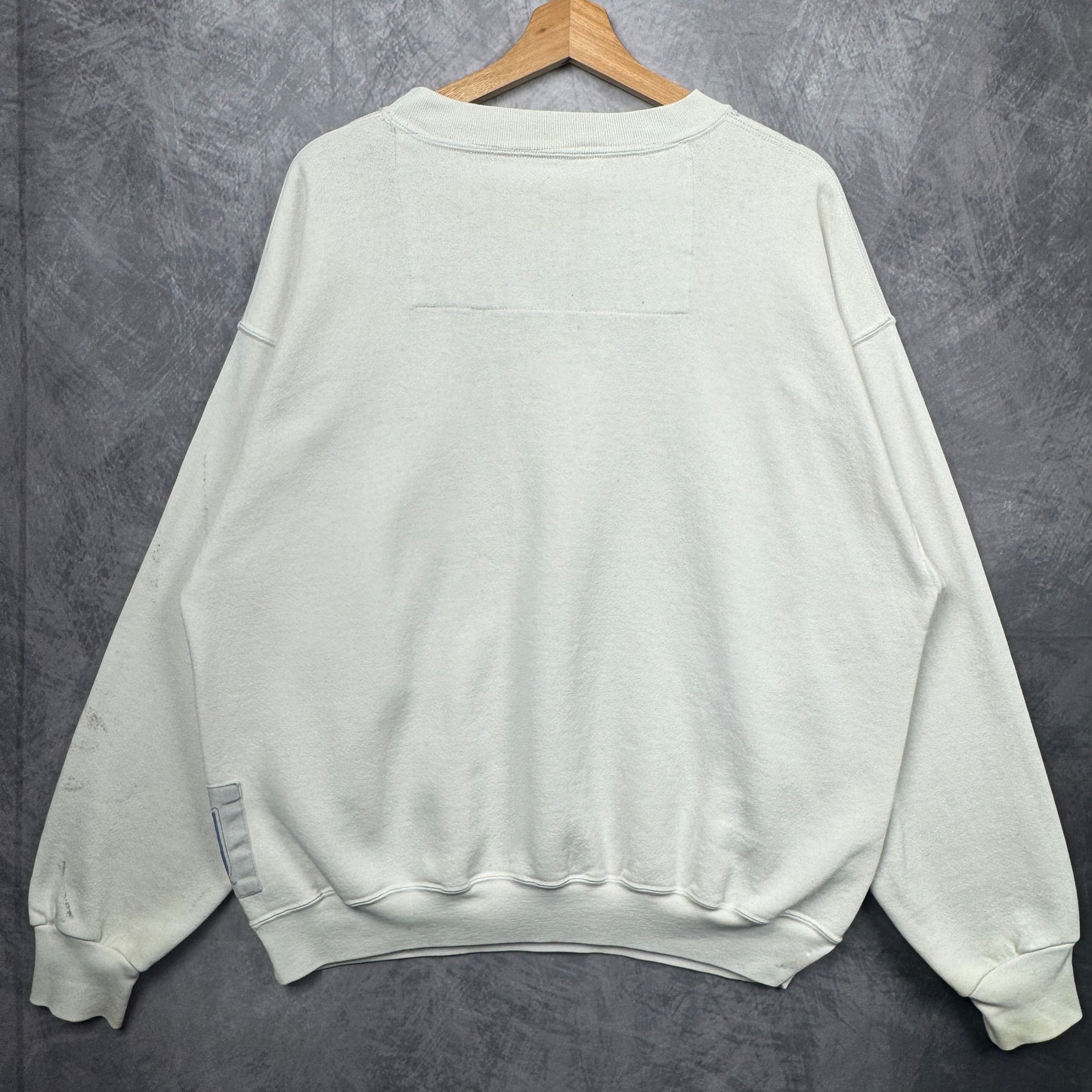 90s White New York Jets Crewneck Sweatshirt 4113