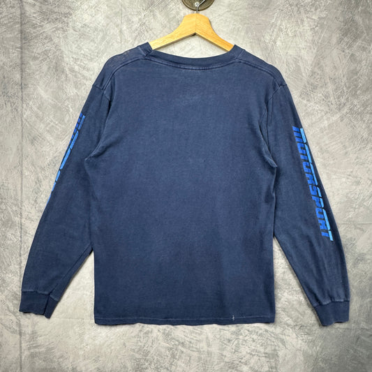 80s Blue Ford Motorsport Long Sleeve Shirt 3977