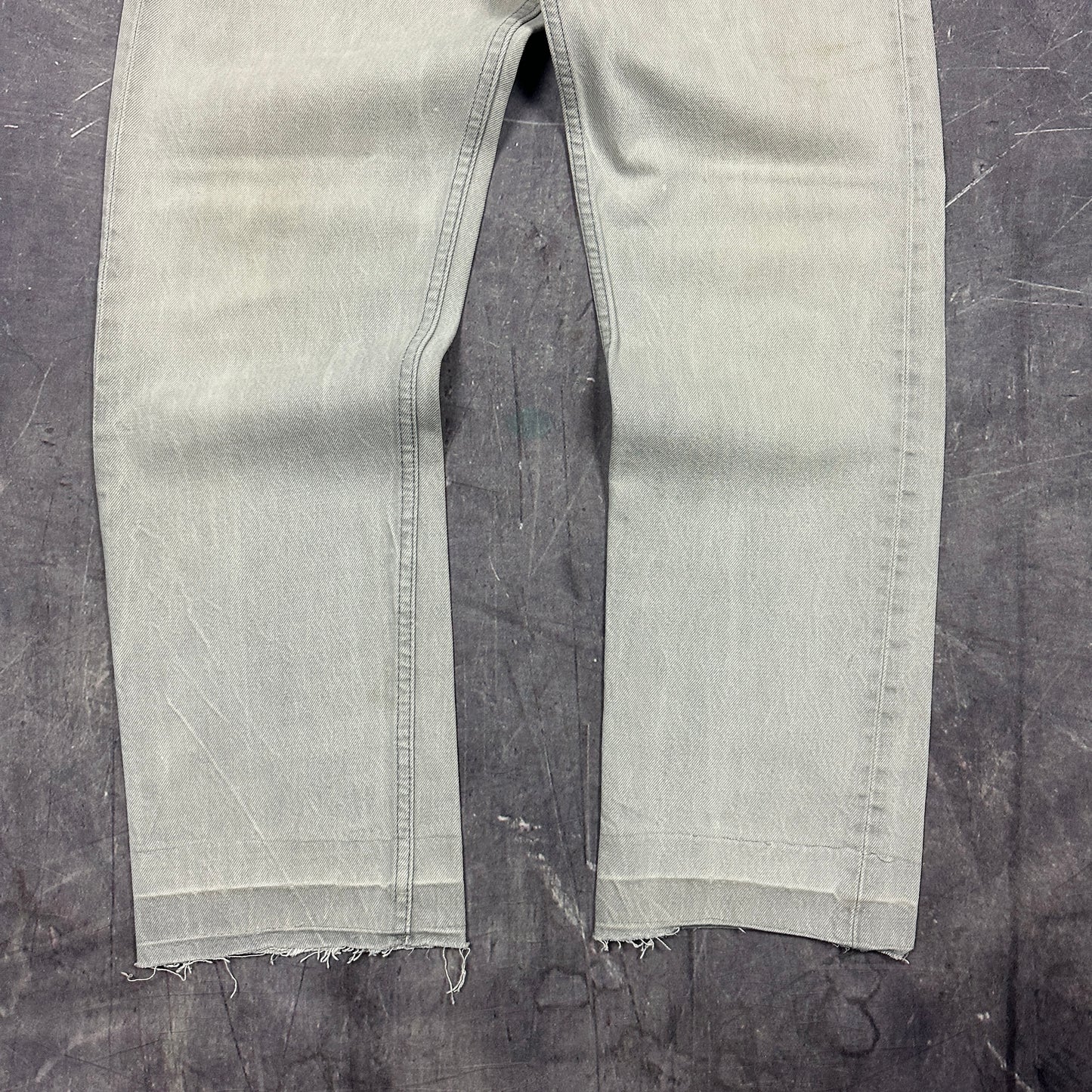 80s Faded Gray Levis 501 Jeans 31x28 D96