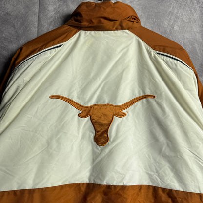 90s Orange White Texas Longhorns Reebok Puffer Jacket 4583