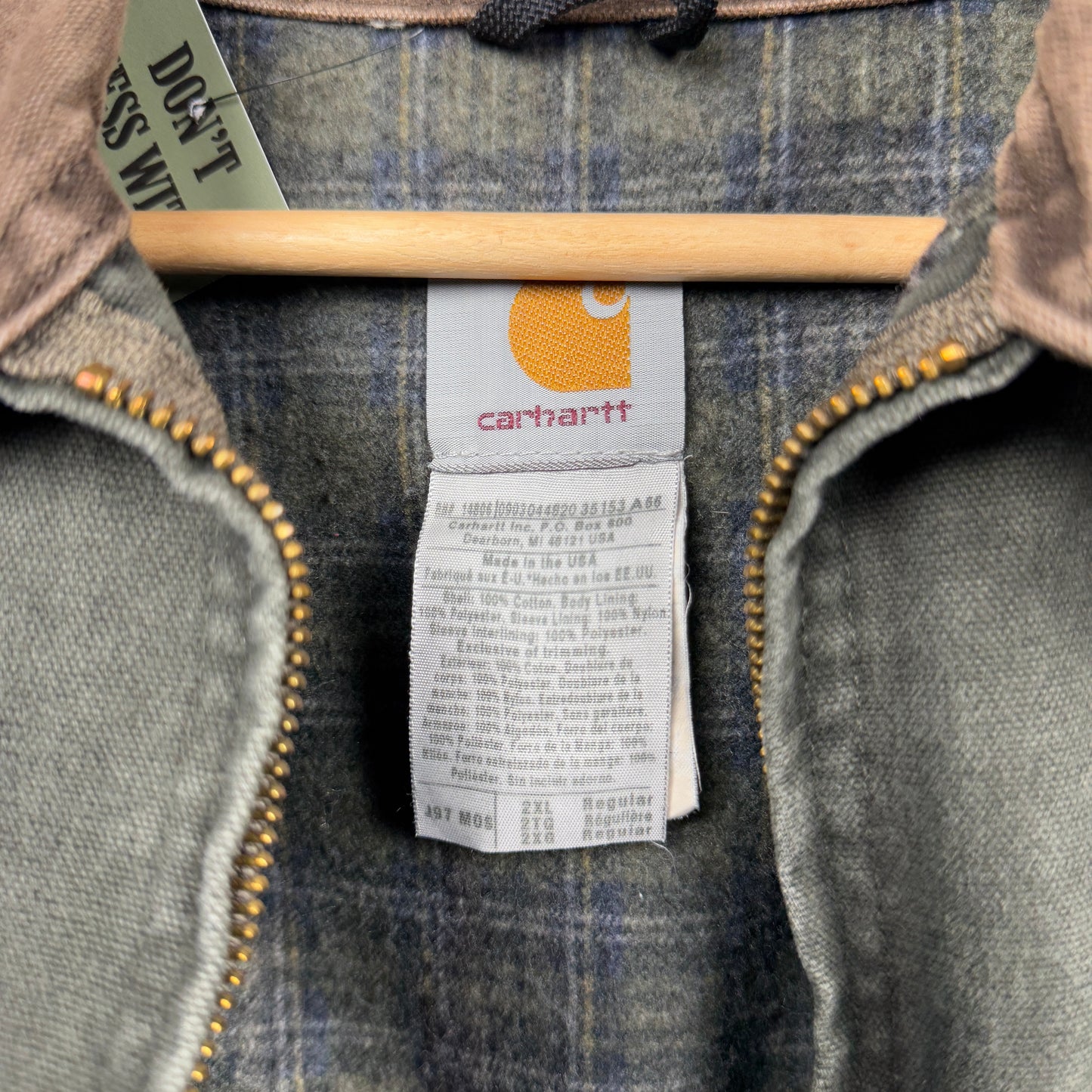 90s Green Carhartt Detroit Jacket 4046