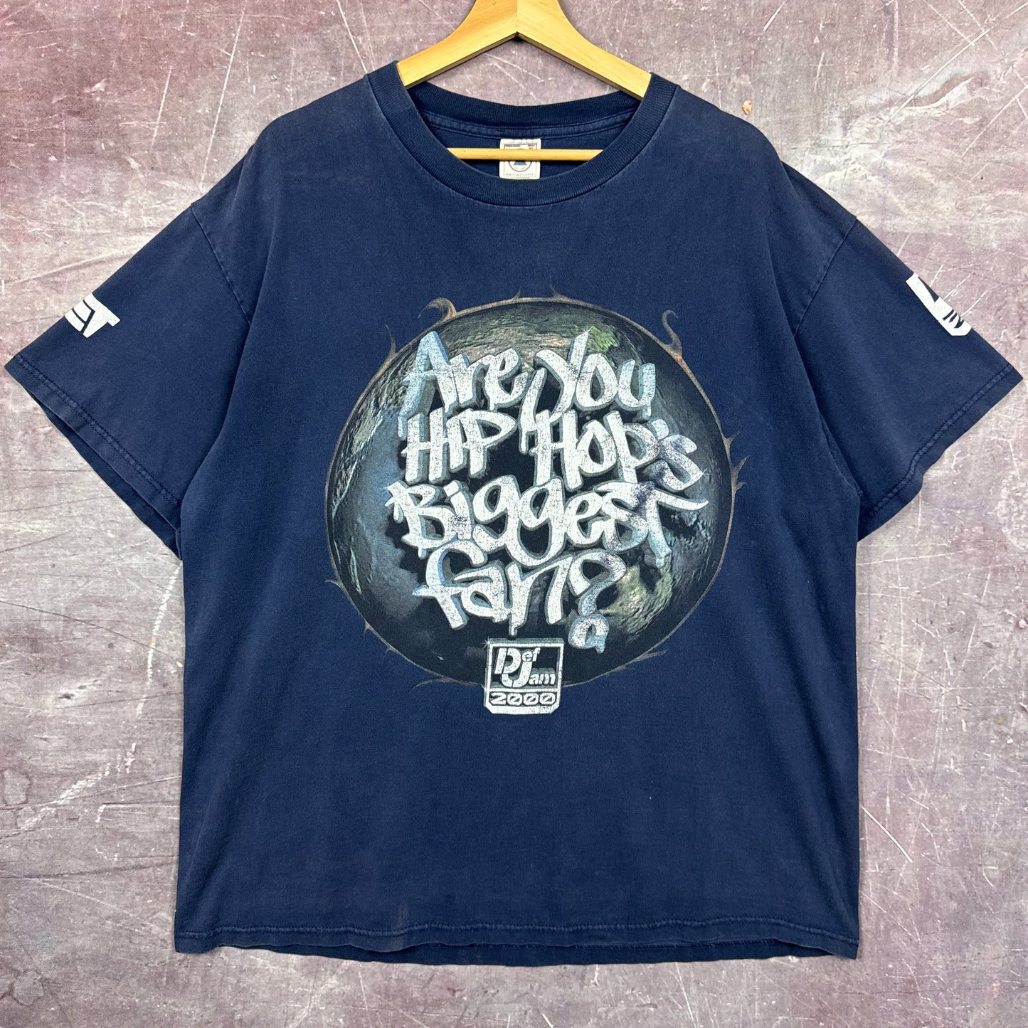 2000 Blue BET Def Jam Rap Shirt 3548