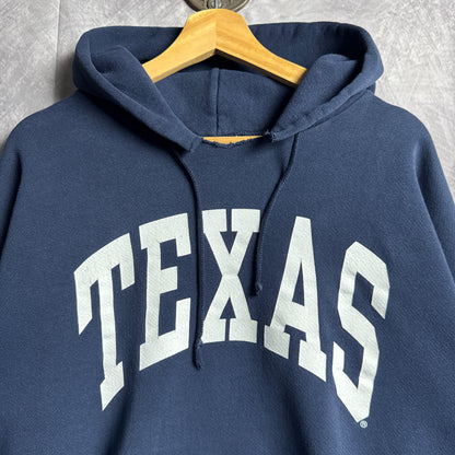 90s Blue Texas Longhorns Hoodie 4433