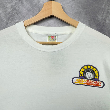 90s White Mad Racing Shirt 4017