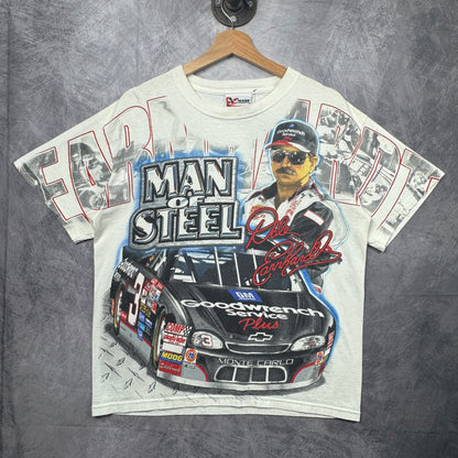 90s White Dale Earnhardt Shirt 3915