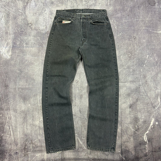 80s Faded Black Gray Levi's 501 Jeans 30x31 W07
