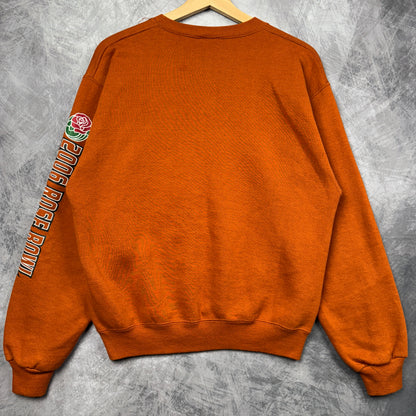 2006 Orange Texas Longhorns Rose Bowl Crewneck Sweatshirt 4349