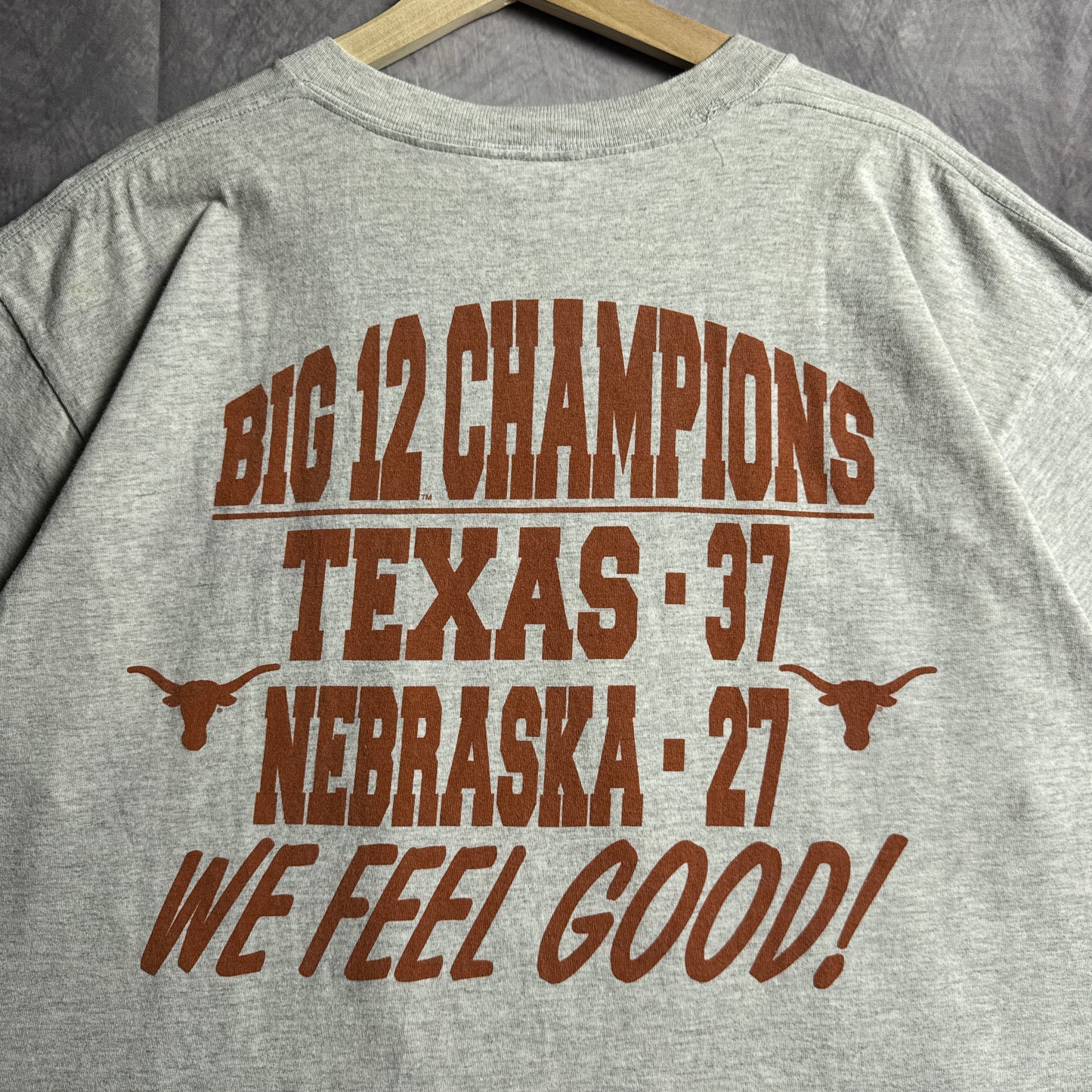 1996 Grey Texas Longhorns Big 12 Conference Champions Shirt 4562
