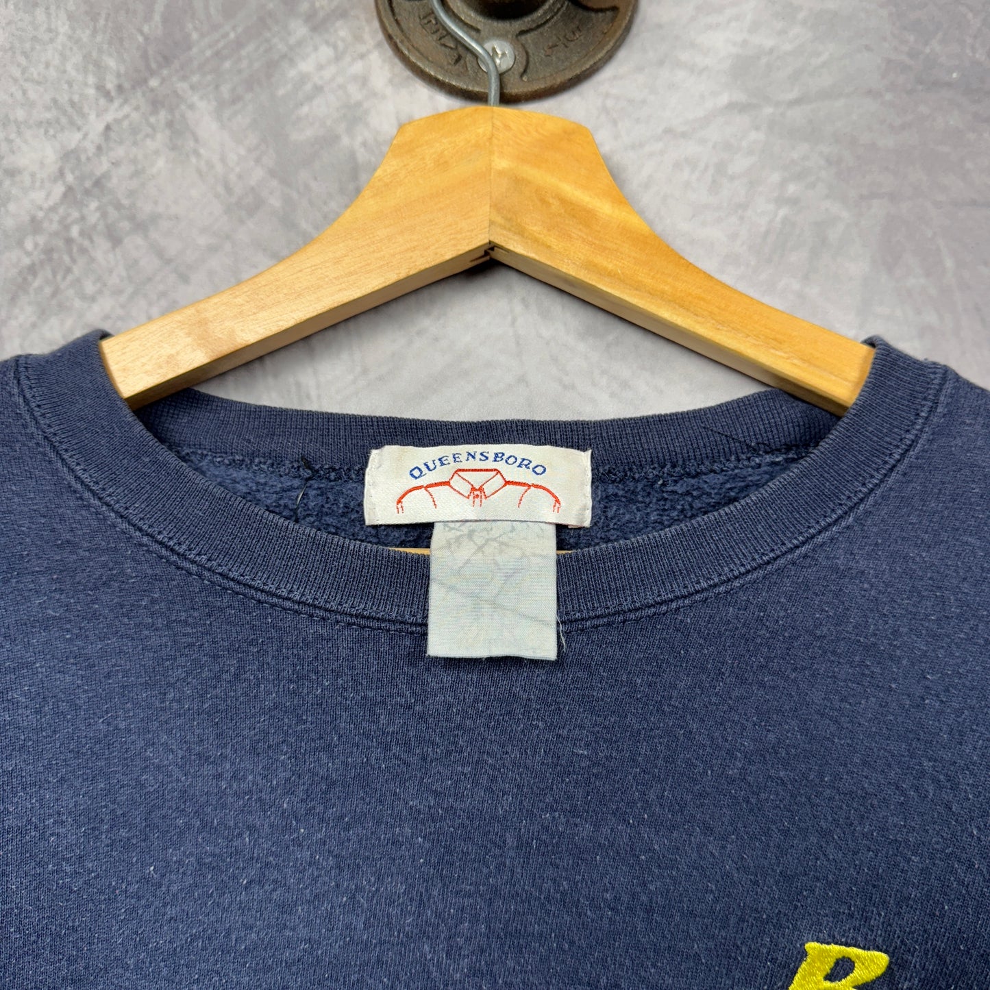 90s Blue Bush Racing Crewneck Sweatshirt 3994