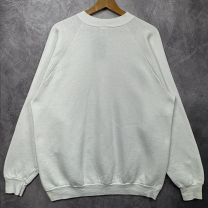 90s White Pittsburgh Steelers Crewneck Sweatshirt 4275
