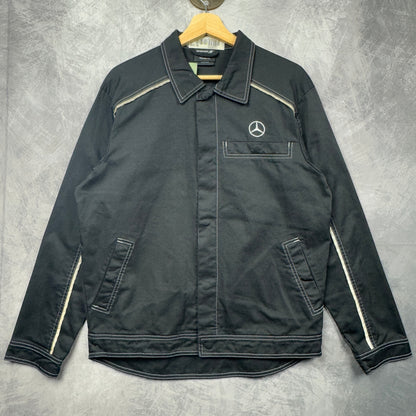 00s Black Mercedes Benz Service Light Jacket 3995