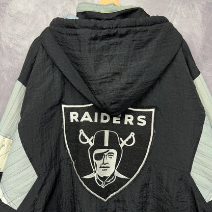 90s Black Los Angeles Raiders Jacket 4067