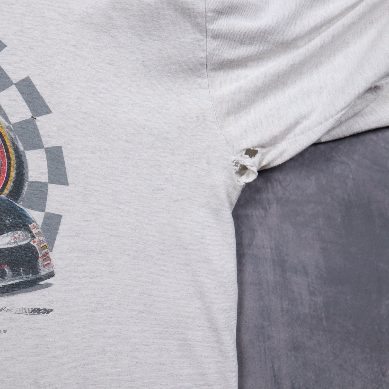 Late 90s Heather Grey Dale Earnhardt #3 NASCAR Long Sleeve Shirt 5353