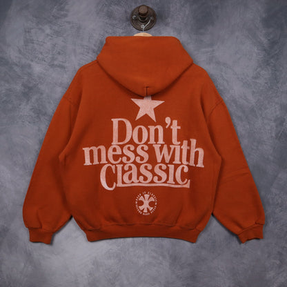 90s Burnt Orange Texas Longhorns Hoodie 5677