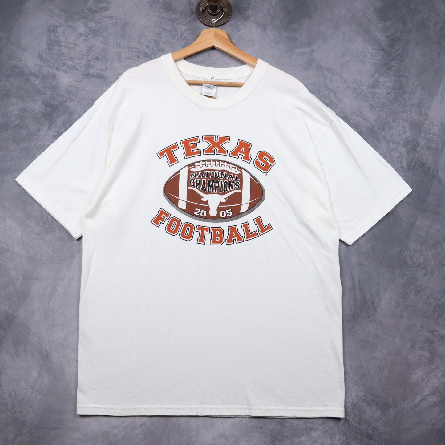 2005 White Texas Longhorns Football National Champions Shirt 5755