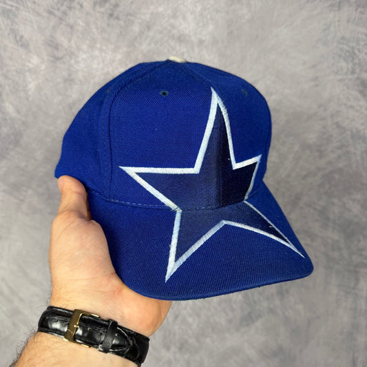 90s Blue Dallas Cowboys Snapback Hat 6804