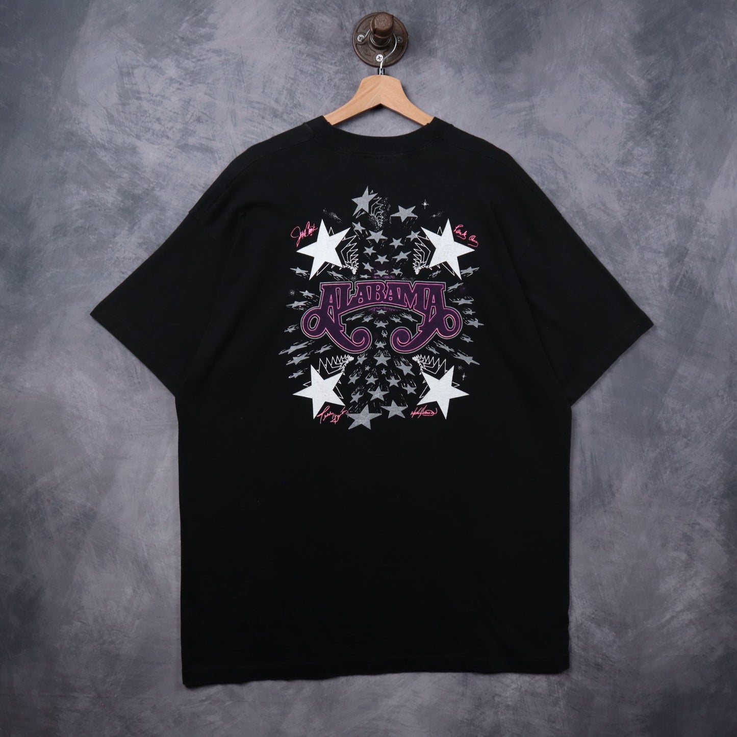 90s Black Alabama Band Shirt 5372