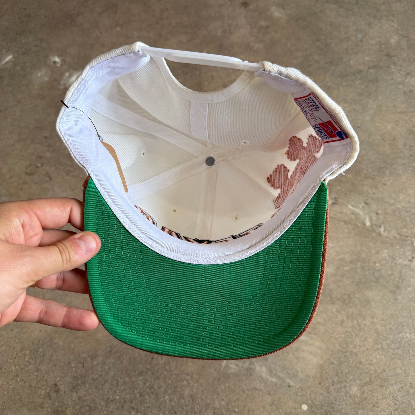 90s Cream Texas Longhorns Sports Specialties Snapback Hat 5775