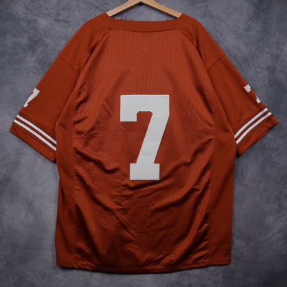 00s Burnt Orange Texas Longhorns Nike Football Jersey 5877