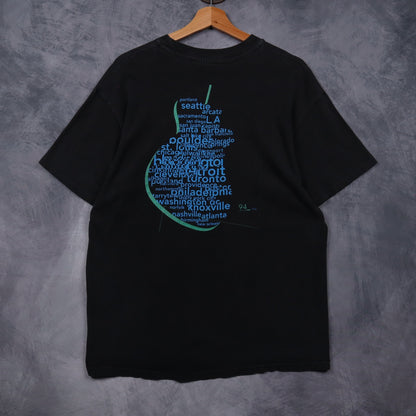 1994 Black Richard Thompson Band World Tour Shirt 4670