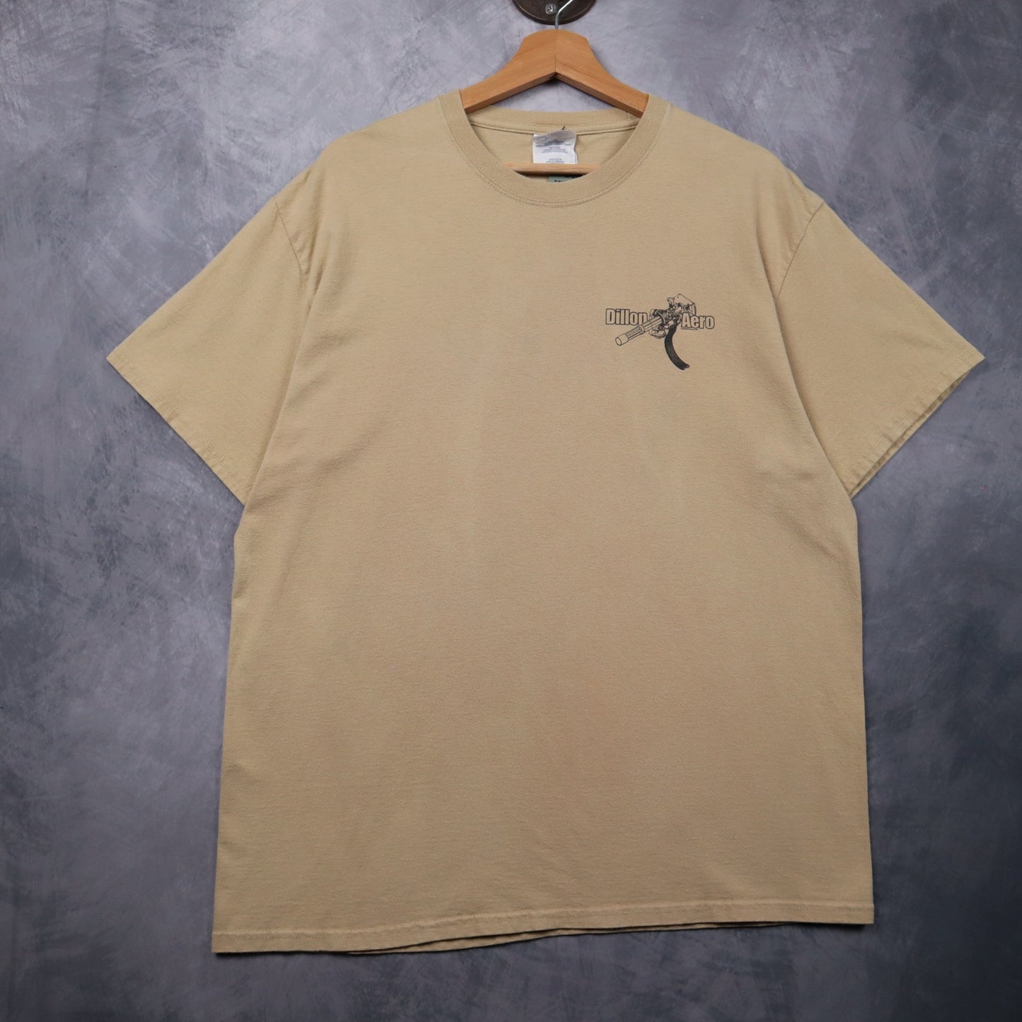 Y2K Tan Dillon Aero Minigun Shirt 4645