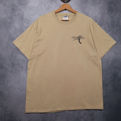 Y2K Tan Dillon Aero Minigun Shirt 4645