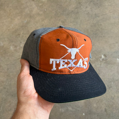90s Orange Texas Longhorns Snapback Hat 5801