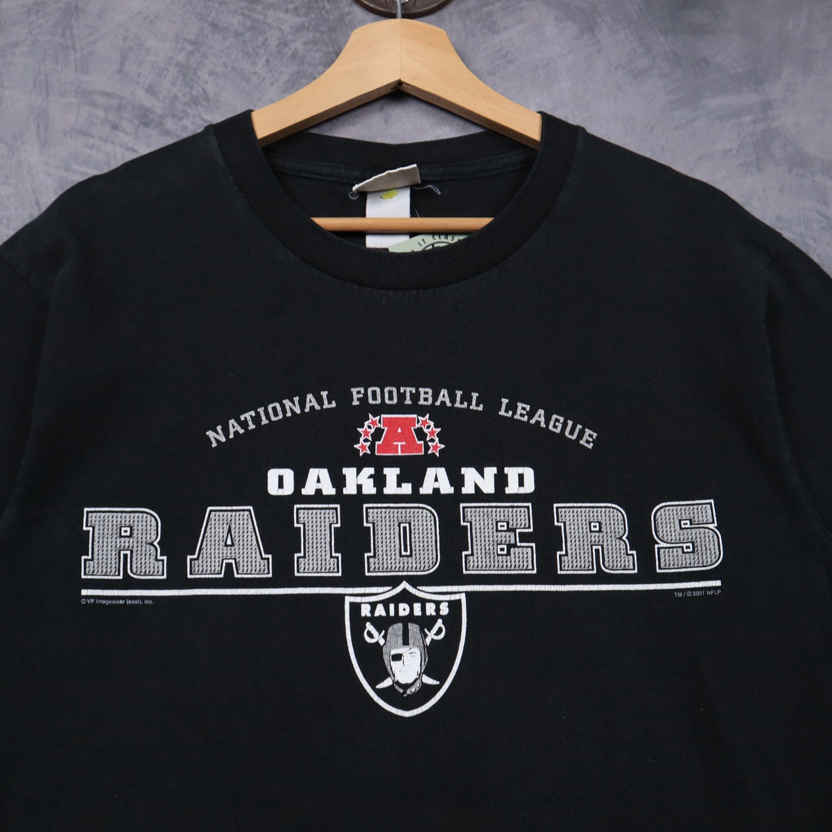 2001 Black Oakland Raiders NFL Shirt 6776