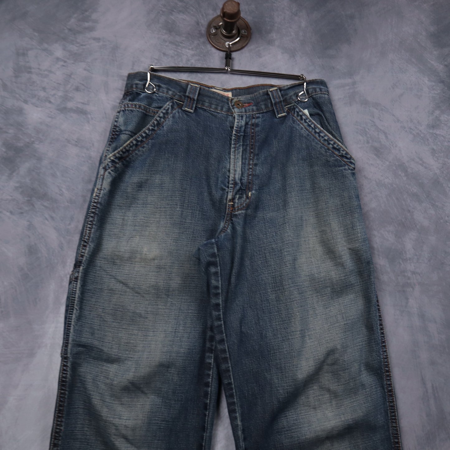 Early 2000s Faded Blue Hunter's Jeans Carpenter Denim 5264