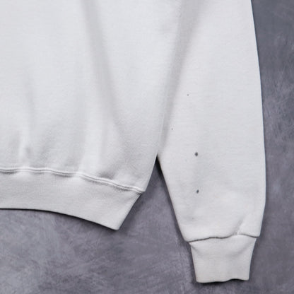 90s White University of Miami Seal Sweatshirt 5138