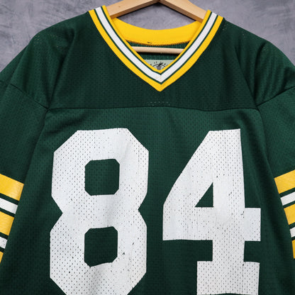 90s Green Green Bay Packers Sharpe #84 Champion Jersey 6671