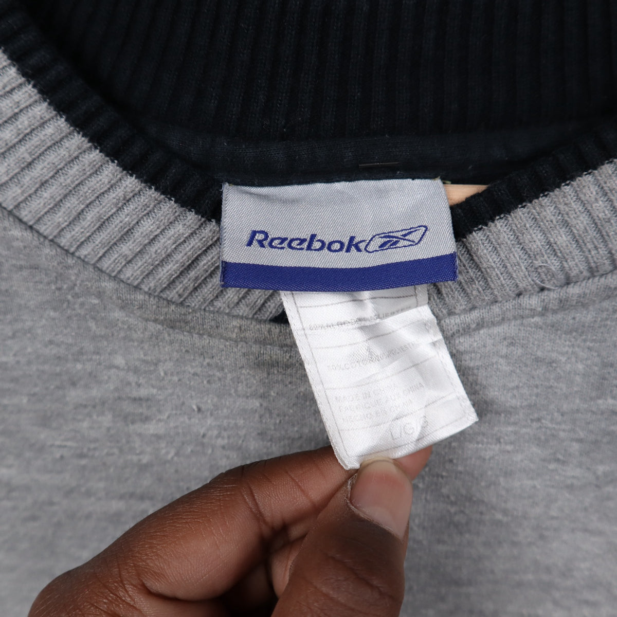 00s Grey Atlanta Falcons Reebok Crewneck Sweatshirt 6480