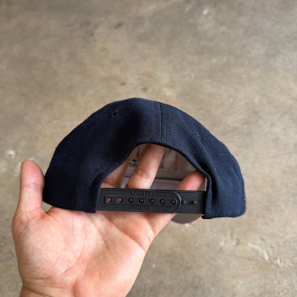 90s Navy Blue Texas Longhorns Sports Specialties Snapback Hat 5773