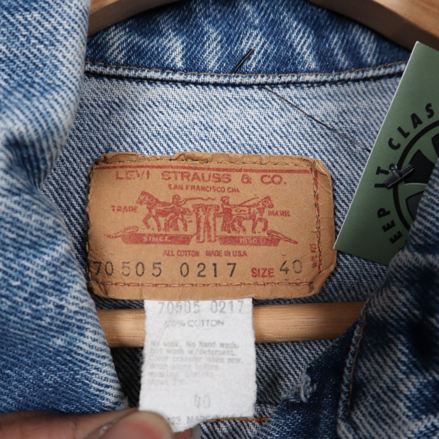 70s Medium Wash Levi's Denim Trucker Jacket 5091
