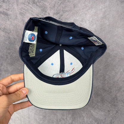 90s Navy Blue Tennessee Titans Logo Athletic Snapback Hat 6870