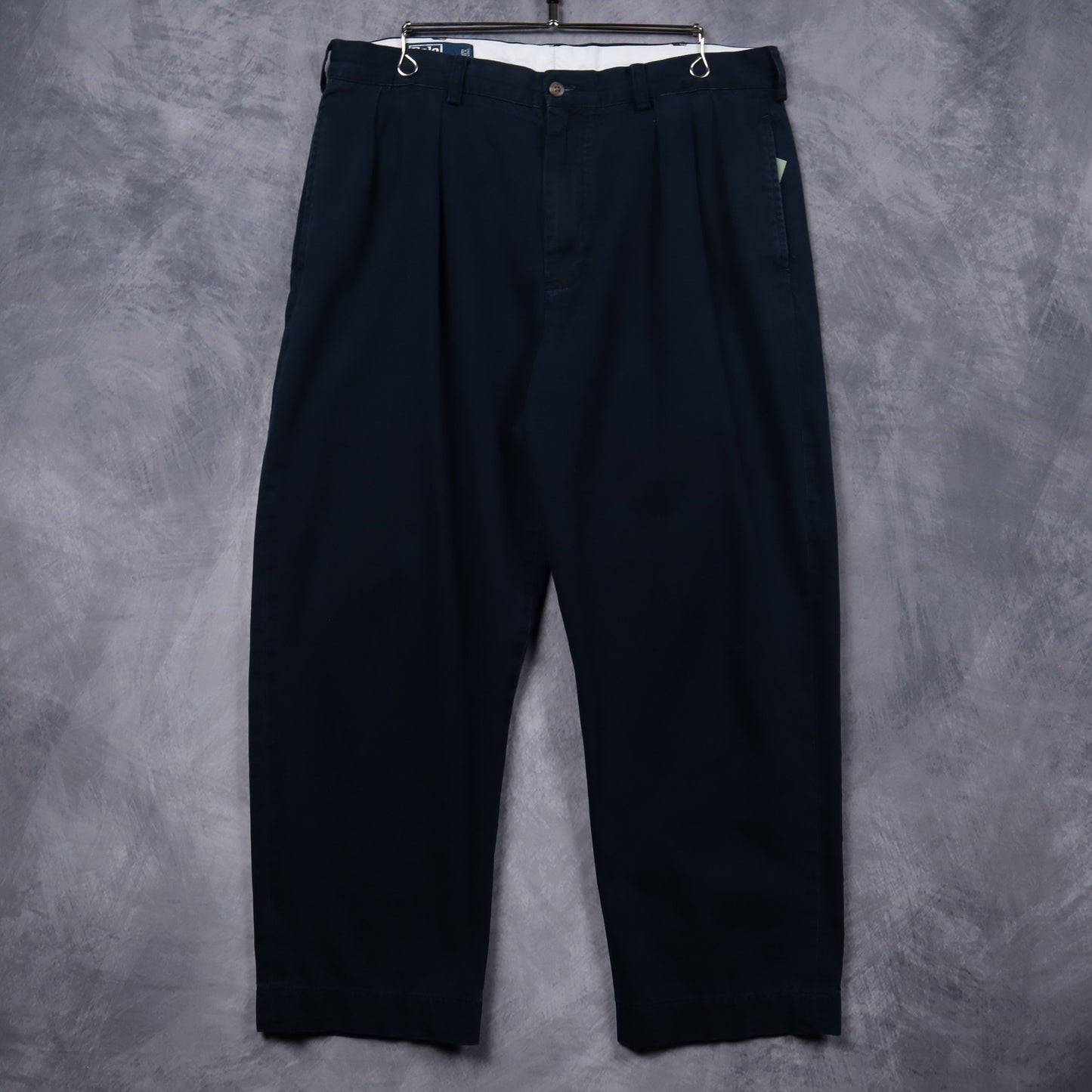 90s Navy Blue Polo Ralph Lauren Pleated Chino Pants 5261