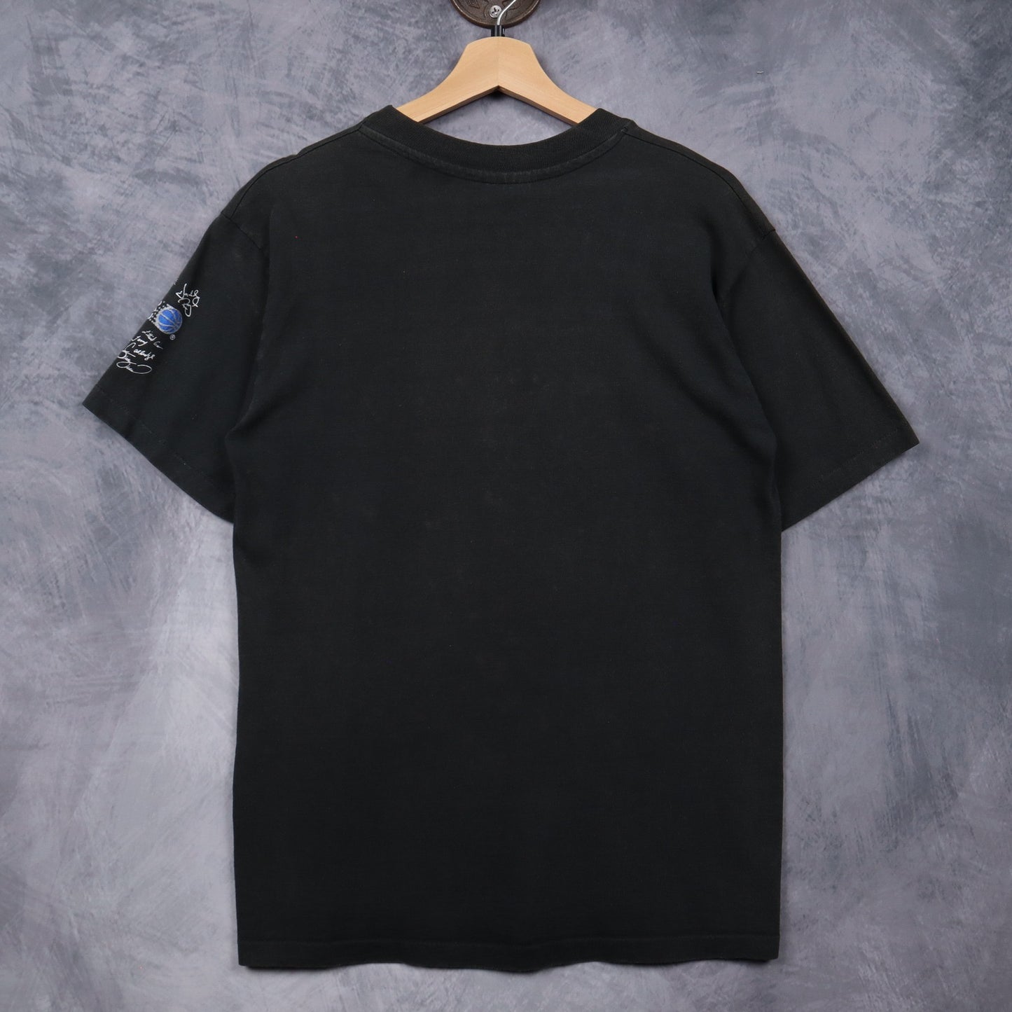 90s Black Orlando Magic All Over Print Shirt 4913