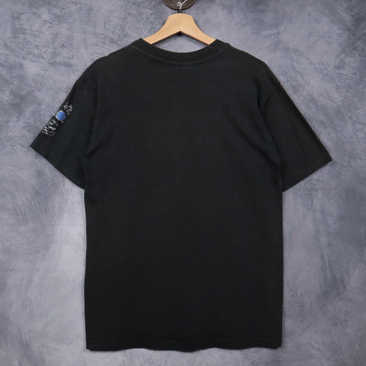 90s Black Orlando Magic All Over Print Shirt 4913