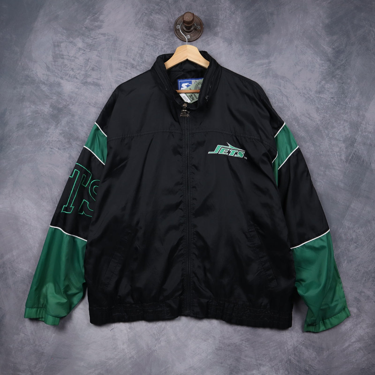 90s Black New York Jets Starter Jacket 6503