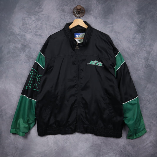 90s Black New York Jets Starter Jacket 6503